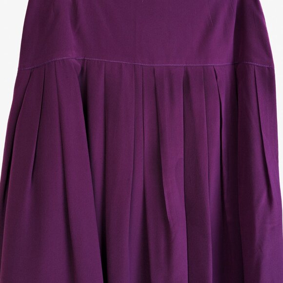 Miu Miu Purple Drop Waist Skirt - Picture 3 of 8